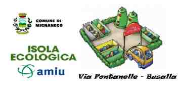 CONFERIMENTI PRESSO L\'ISOLA ECOLOGICA DI BUSALLA