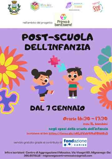 POST-SCUOLA INFANZIA