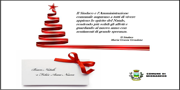 AUGURI DI BUON NATALE E FELICE ANNO NUOVO